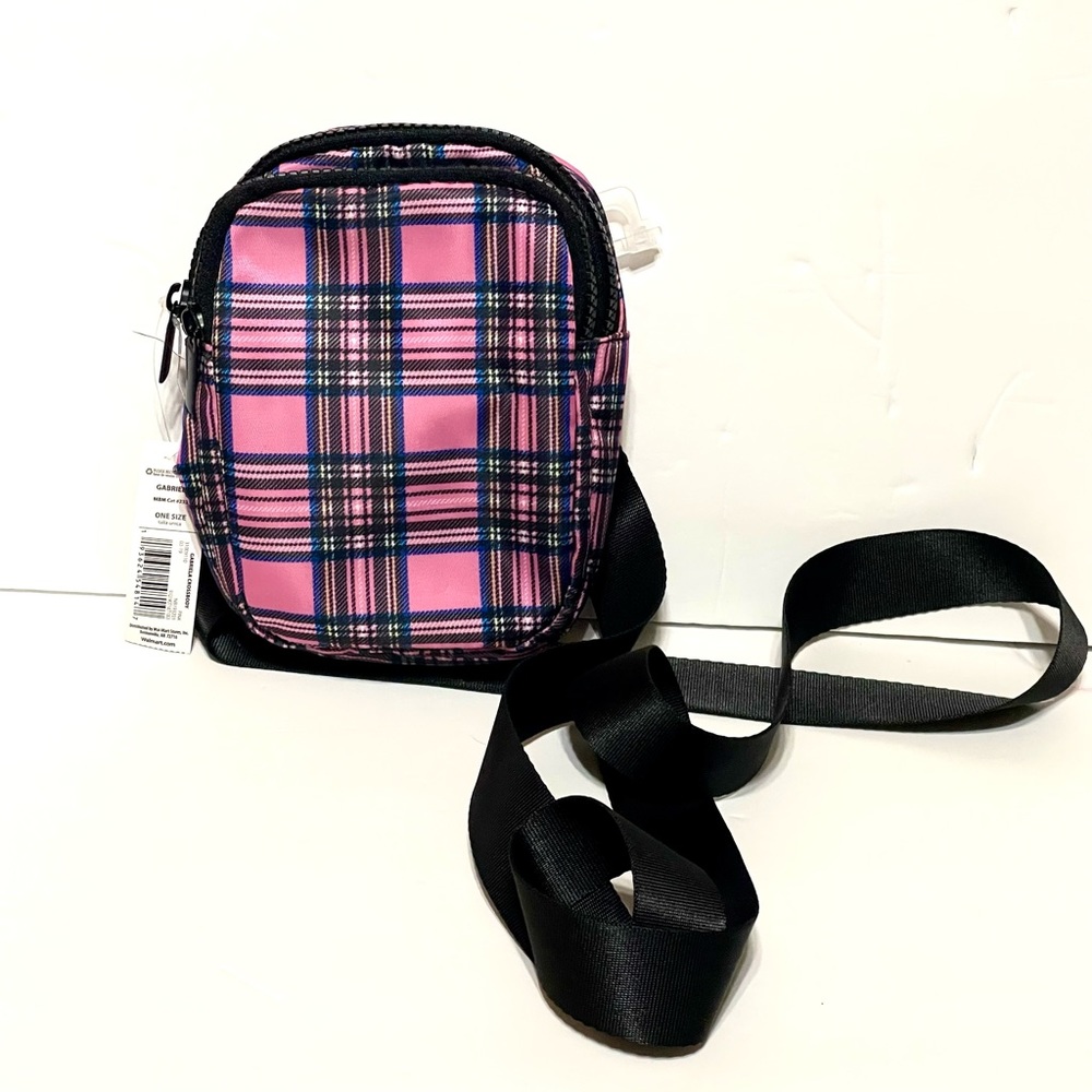 No Boundaries Plaid Crossbody Bag NWT